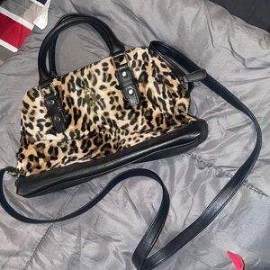 Cheetah print purse
